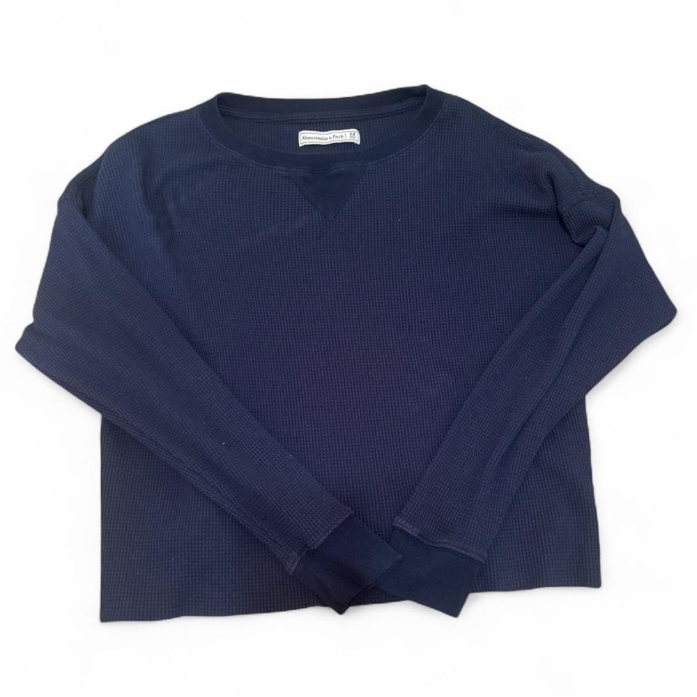 Abercrombie & Fitch Blue Crew Neck Sweater